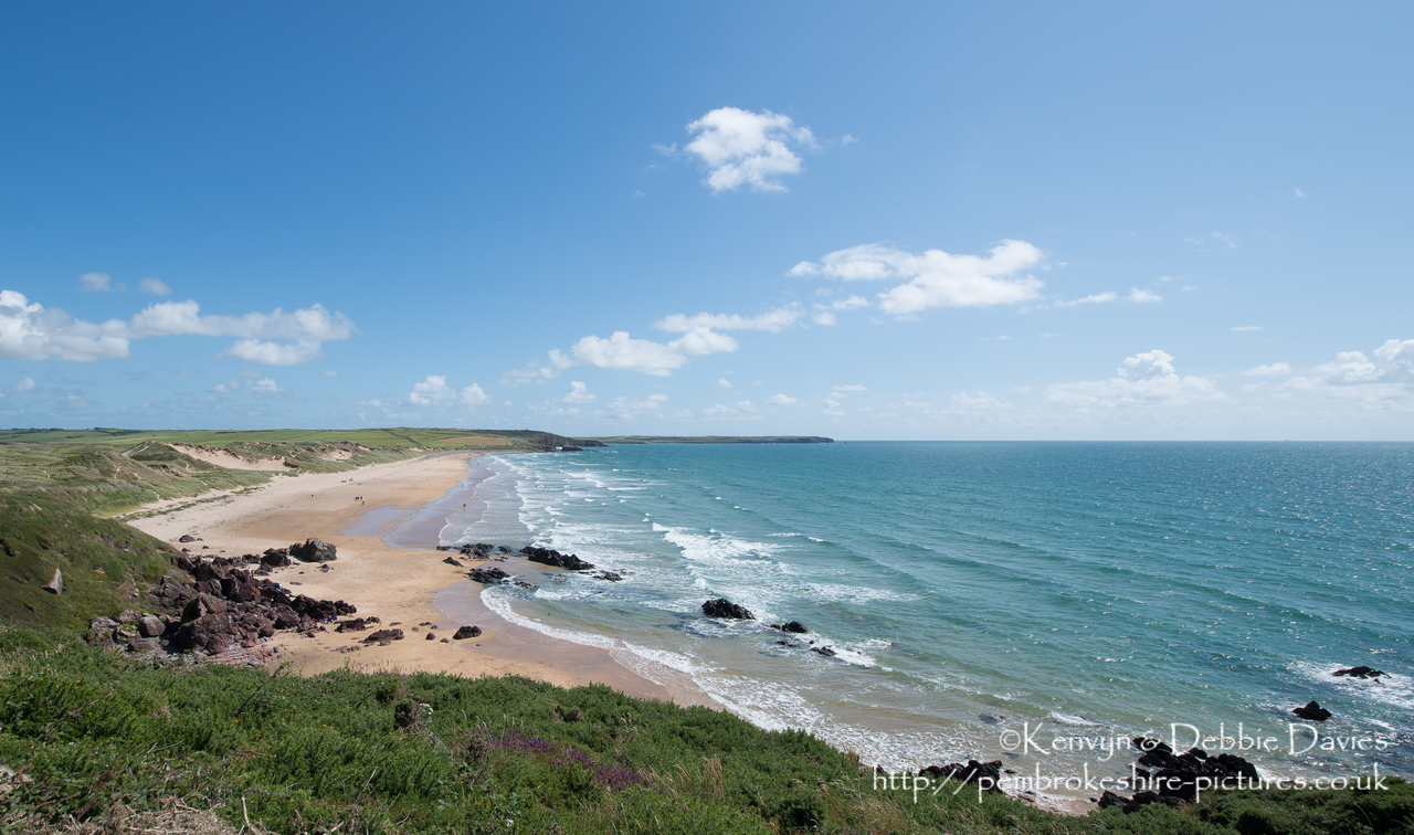 Freshwater West in South Pembrokeshire, Wales